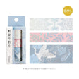 Washi tape Japanese kimono 3 - pack - Awai - BGM - Tidformera