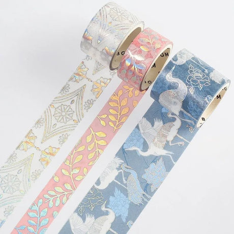 Washi tape Japanese kimono 3 - pack - Awai - BGM - Tidformera