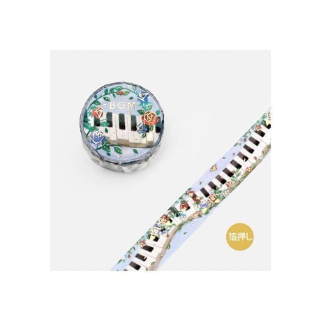 Washi Tape Life Serie 2 - Piano Rose - BGM - Tidformera