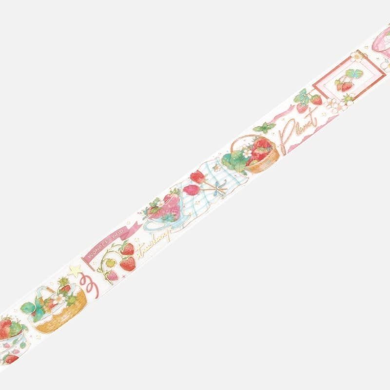 Washi Tape Life Serie 2 - Strawberry Picnic - BGM - Tidformera