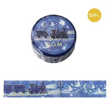 Washi Tape Life Serie - Galaxy Train - 3 - BGM - Tidformera