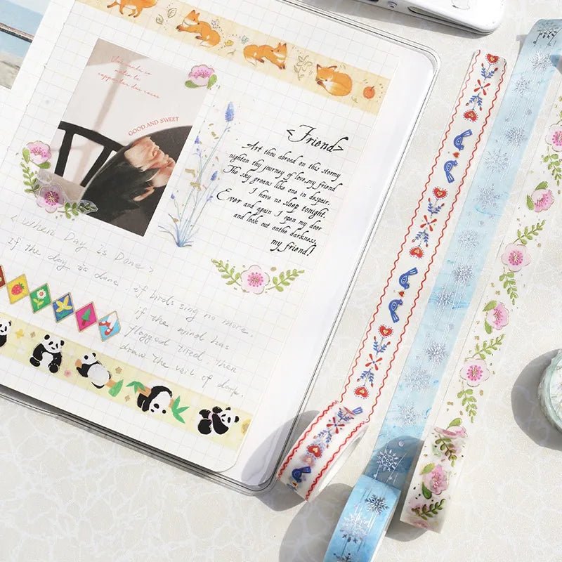 Washi Tape - Life Serie - Panda Paradise - BGM - Tidformera