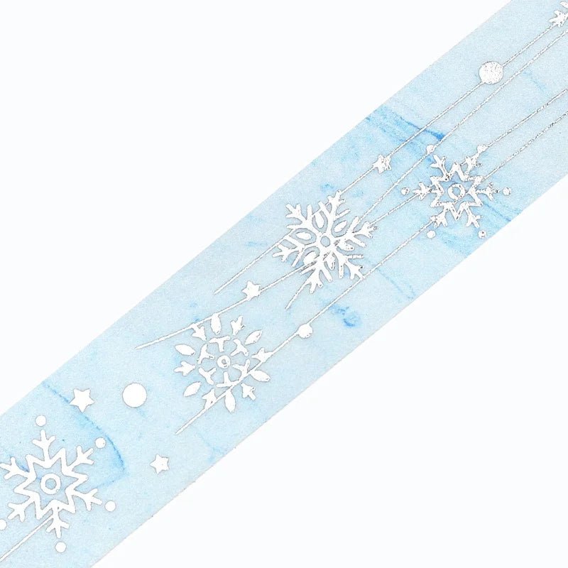 Washi Tape Life Serie - Silver Snow - BGM - Tidformera