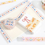 Washi Tape Life Serie - Vintage embroidery - BGM - Tidformera