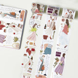 Washi tape Lisbon's Poetic Corners Wide - 55 mm - Washi Tape Shop - Tidformera