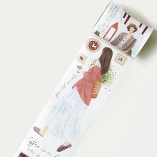 Washi tape Lisbon's Poetic Corners Wide - 55 mm - 1 - Washi Tape Shop - Tidformera
