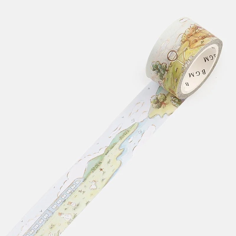 Washi Tape Little World - Fields at Dusk - BGM - Tidformera