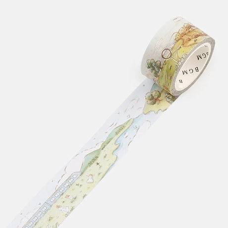 Washi Tape Little World - Fields at Dusk - BGM - Tidformera