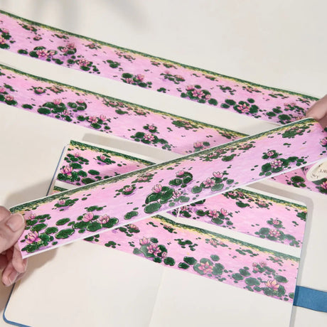 Washi tape Lotus Silhouette - 50 mm - 1 - Washi Tape Shop - Tidformera