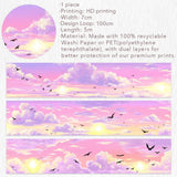 Washi Tape Lotus Twilight - 70 mm - 5 - Washi Tape Shop - Tidformera