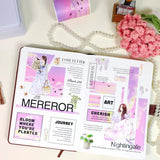 Washi Tape Lotus Twilight - 70 mm - 2 - Washi Tape Shop - Tidformera