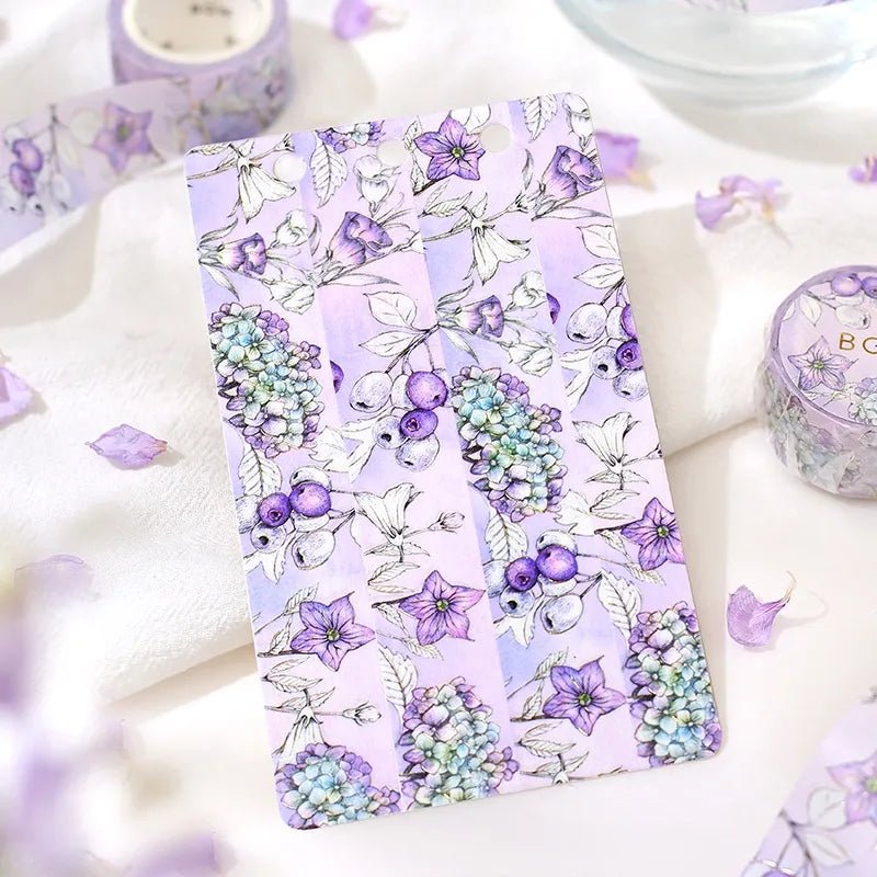 Washi tape Margin - Purple - BGM - Tidformera