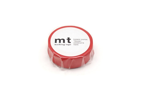 Washi Tape Matte - Red - 2 - MT masking tape - Tidformera