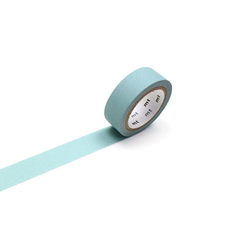 Washi Tape Matte - Smoky mint från MT masking tape - Mintfärgad washi tape - Tidformera