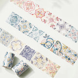 Washi tape Mediterranean Tiles - 60 mm - Washi Tape Shop - Tidformera