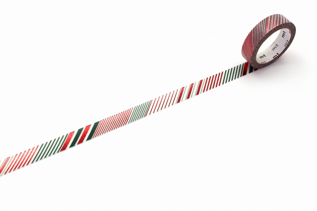 Washi Tape Merry Christmas - Color stripe - MT masking tape - Tidformera