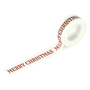 Washi tape Merry Christmas Word 15 mm - 1 - Carta Bella - Tidformera