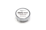 Washi Tape Metallic - Silver - 2 - MT masking tape - Tidformera