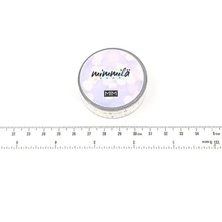 Washi tape - Mimmilä - Measuring Moments White 15 mm - 1 - MIC & MIM Premium Paper Shop - Tidformera