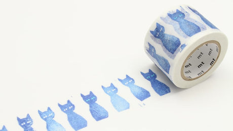 Washi Tape Minä Perhonen - Ao - neko - 1 - MT masking tape - Tidformera
