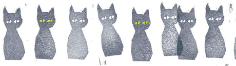 Washi Tape Minä Perhonen - Kuro - neko - 3 - MT masking tape - Tidformera