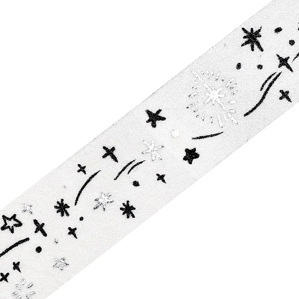 Washi tape Monotone - Starry sky - 2 - BGM - Tidformera