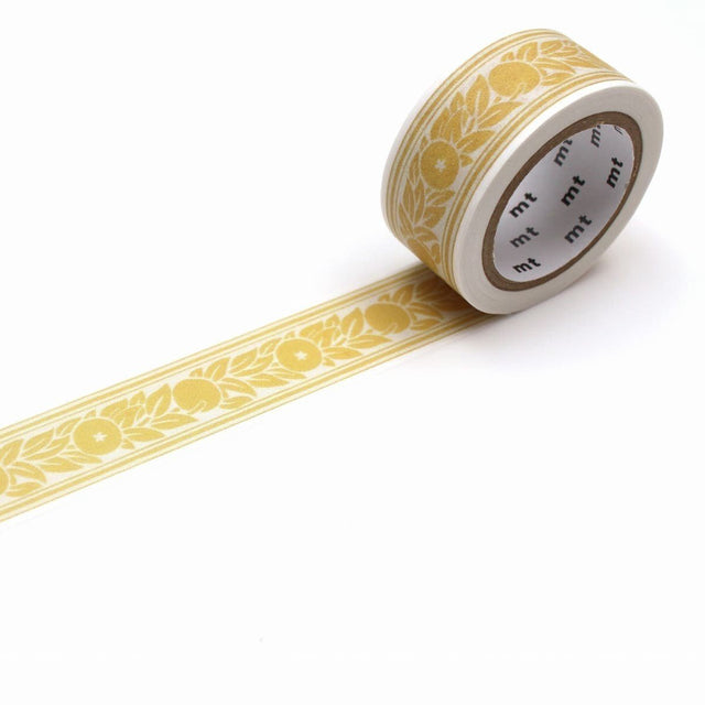 Washi Tape Morris & Co - Orange border 20 mm - MT masking tape - Tidformera