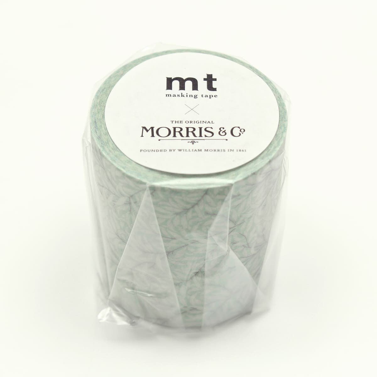 Washi Tape Morris & Co Pure Willow Bough Eggshell/Chalk 50 mm - MT masking tape - Tidformera