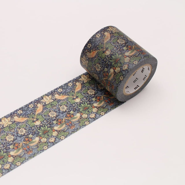 Washi Tape Morris & Co Strawberry Thief 50 mm - MT masking tape - Tidformera