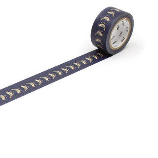Washi Tape Morris & Co - Strawberry thief bird 20 mm från MT masking tape. Utrullad dekorationstejp med fåglar på. - Tidformera