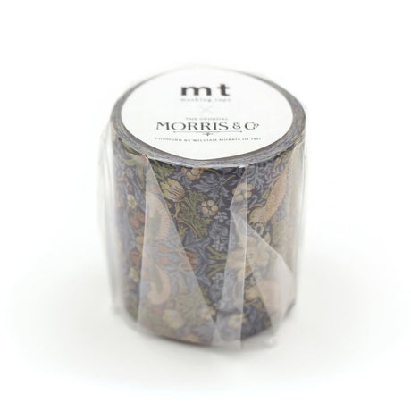 Washi Tape Morris & Co Strawberry Thief Indigo/Mineral 50 mm - MT masking tape - Tidformera