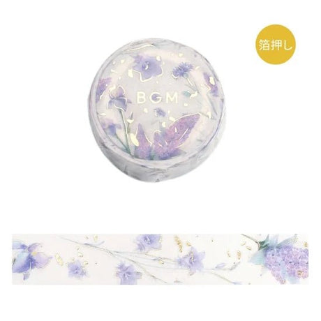 Washi tape Natural - Purple - 1 - BGM - Tidformera