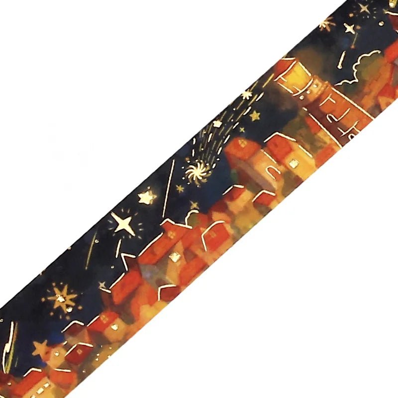 Washi Tape Night of Shooting Stars - Warm Lights - 2 - BGM - Tidformera