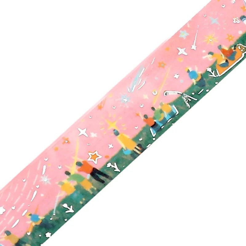 Washi Tape Night of Shooting Stars - Watching Stars - 3 - BGM - Tidformera