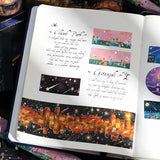 Washi Tape Night of Shooting Stars - Watching Stars - BGM - Tidformera