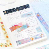 Washi Tape On a Starry Night - BGM - Tidformera