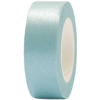 Washi tape Paper Poetry Enfärgade - Light blue från Rico Design. En rulle med ljusblå dekorationstejp. - Tidformera