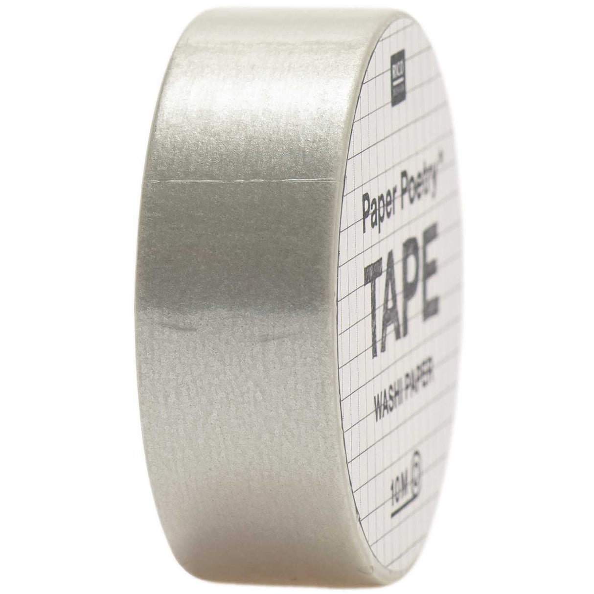 Washi tape Paper Poetry Enfärgade - Light Grey - Rico Design - Tidformera