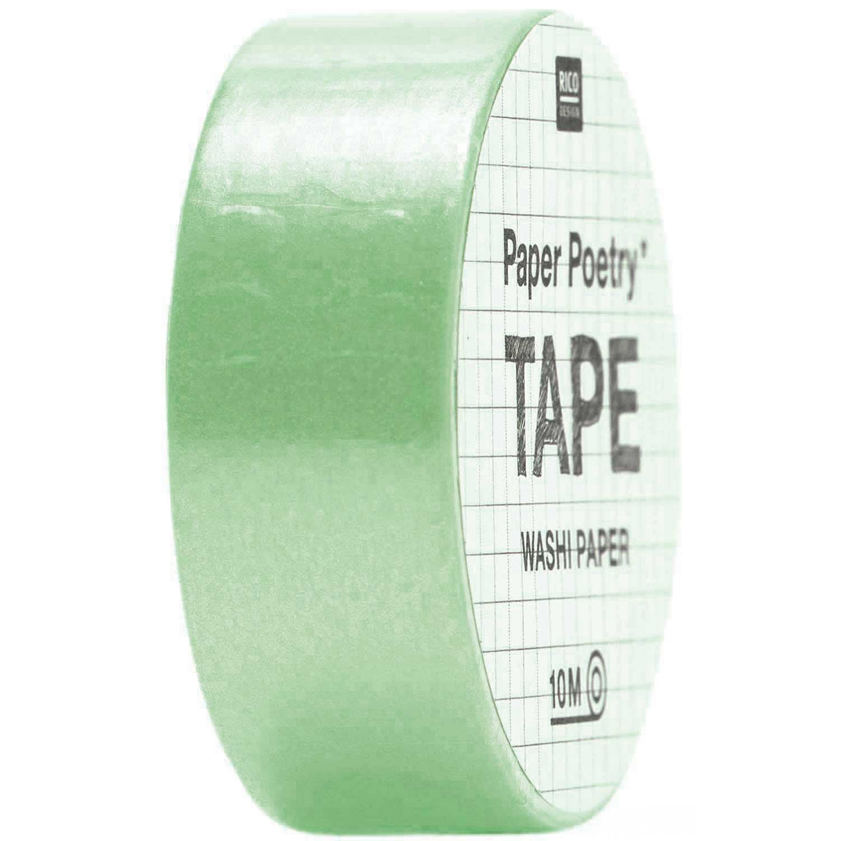 Washi tape Paper Poetry Enfärgade - Mint - Rico Design - Tidformera