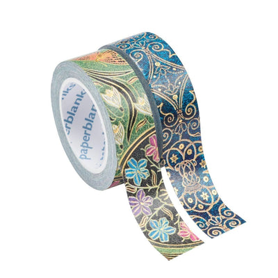 Washi Tape Paperblanks 2 - pack - Azure & Poetry in Bloom - 1 - Paperblanks - Tidformera