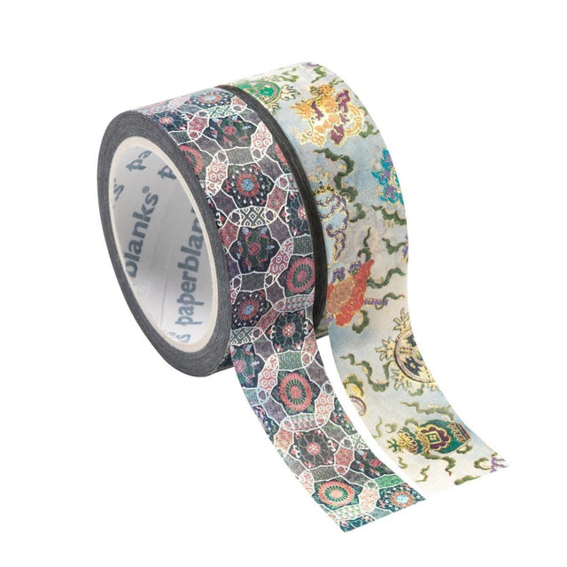 Washi Tape Paperblanks 2-pack - Chakra & Shankha - Paperblanks - Tidformera