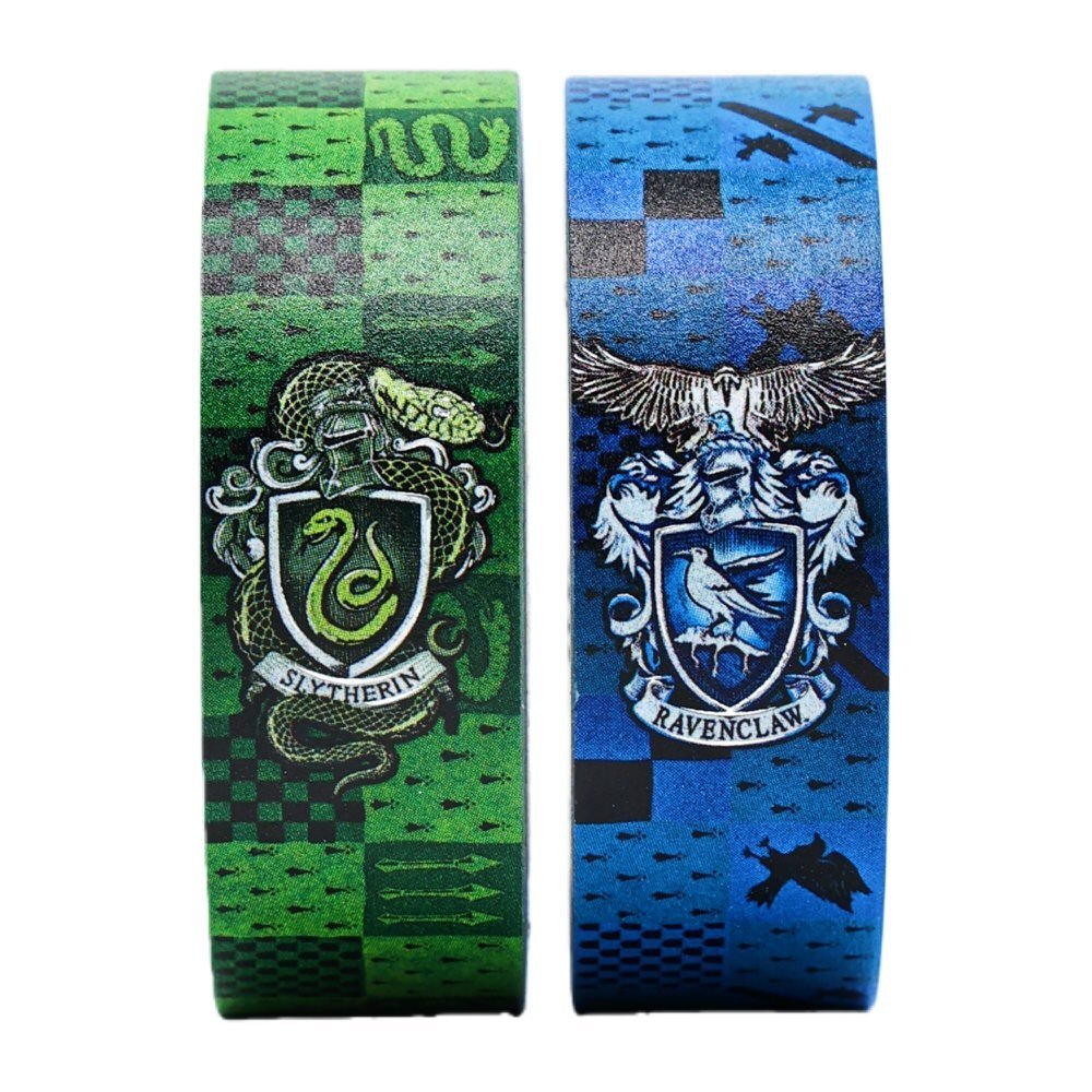 Washi Tape Paperblanks 2-pack - Harry Potter - Ravenclaw/Slytherin - 3 - Paperblanks - Tidformera