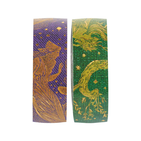 Washi Tape Paperblanks 2-pack - Olive Fairy & Violet Fairy - Paperblanks - Tidformera