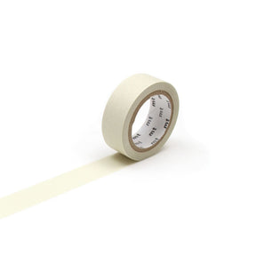 Washi Tape Pastel - Ivory från MT masking tape - Elfenbensfärgad washi tape - Tidformera