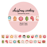 Washi tape - Penpaling Paula 15 mm - Christmas Cookies - 1 - Penpaling Paula - Tidformera