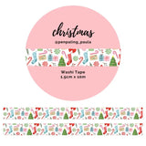 Washi tape - Penpaling Paula 15 mm - Christmas - 1 - Penpaling Paula - Tidformera
