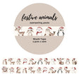Washi tape - Penpaling Paula 15 mm - Festive Animals - 1 - Penpaling Paula - Tidformera