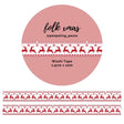 Washi tape - Penpaling Paula 15 mm - Folk Xmas - 1 - Penpaling Paula - Tidformera
