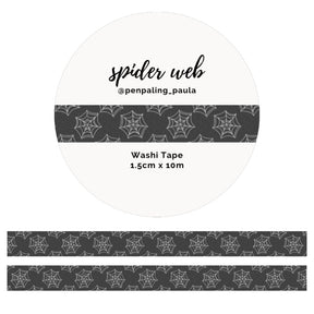 Washi tape - Penpaling Paula 15 mm - Spider Web - 1 - Penpaling Paula - Tidformera