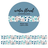 Washi tape - Penpaling Paula 15 mm - Winter Floral - 1 - Penpaling Paula - Tidformera